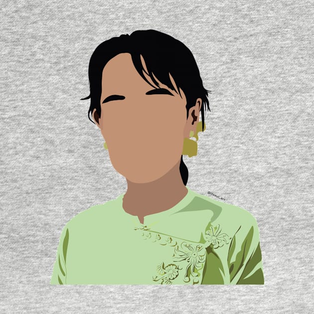 Aung San Suu Kyi by itsaulart